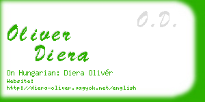 oliver diera business card