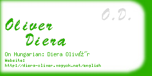 oliver diera business card